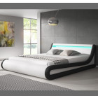 cama patricia blanco negro