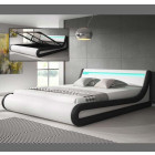 cama patricia blanco negro